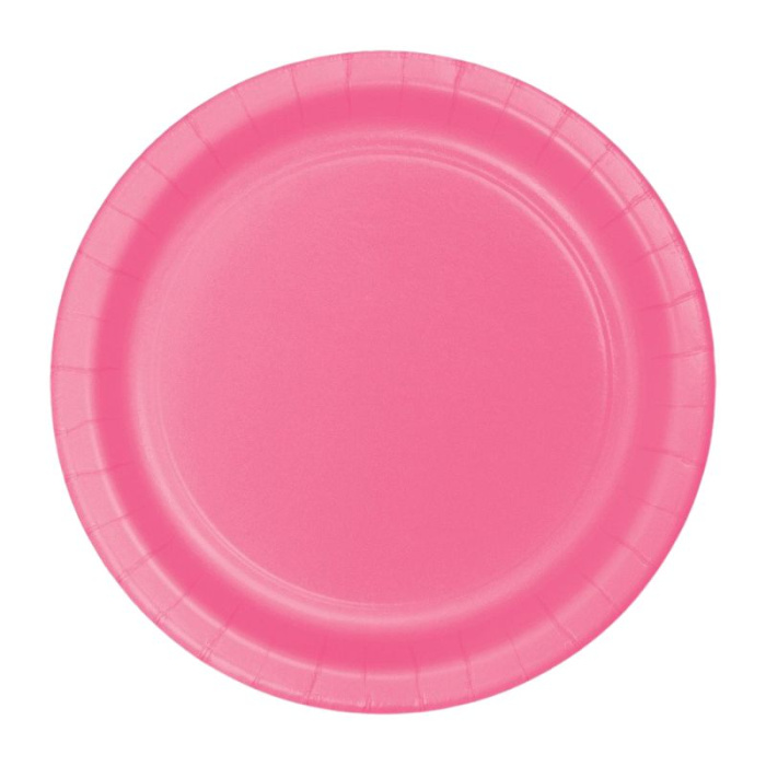 20 Pratos Rosa 17cm - Image 1