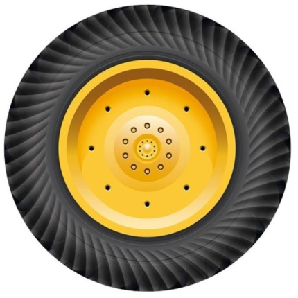 Prato Servir Pneu de carro 30cm - Pack 4