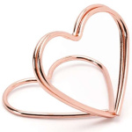 Marcadores de Mesa Clip Forma Coração Rose Gold - Pack.10 - Image 3