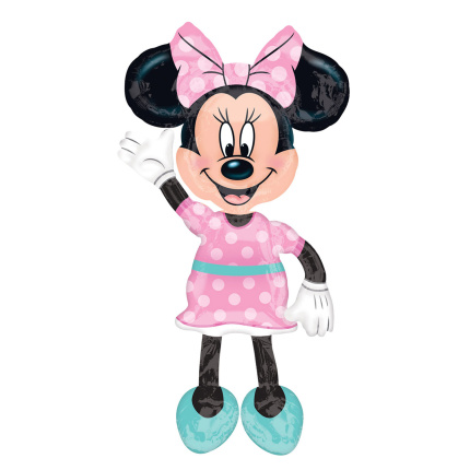 Balão Minnie Rosa Airwalker - 137cm