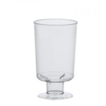 Copos médio com pé 100 ml - Pack 10