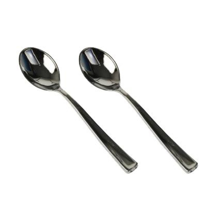 Colheres Prata 13cm - Pack 10 - Image 1