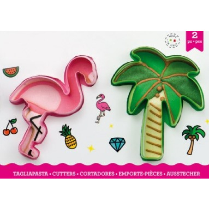 Cortadores Flamingo e Palmeira  - Conj. 2 - Image 1