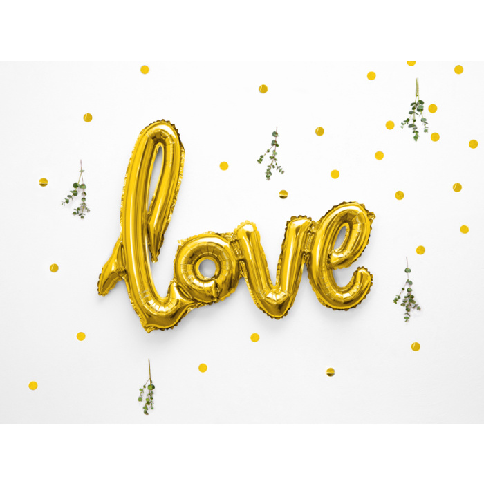 Balão Love Ouro - 73cm - Image 1