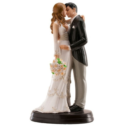Noivos Beijo - 18Cm