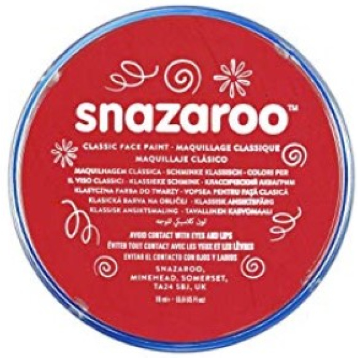 Pintura Facial Vermelho - Snazaroo - Image 1