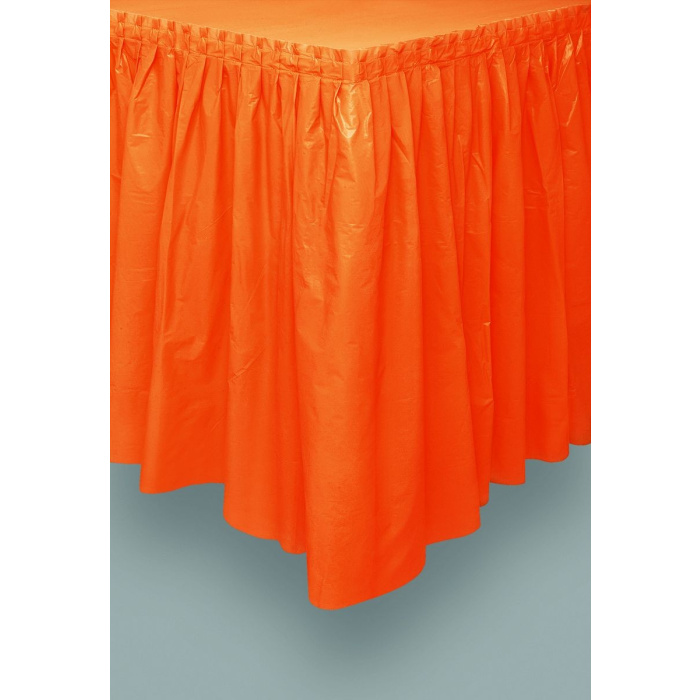Saia de Mesa Laranja - 426cm - Image 1