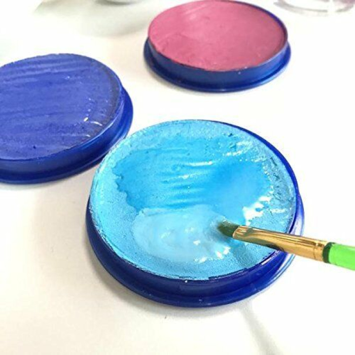 Pintura Facial Azul Pastel - Snazaroo - Image 4