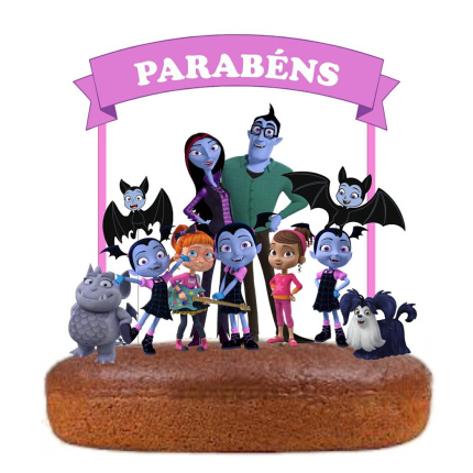 Topo de Bolo Vampirina