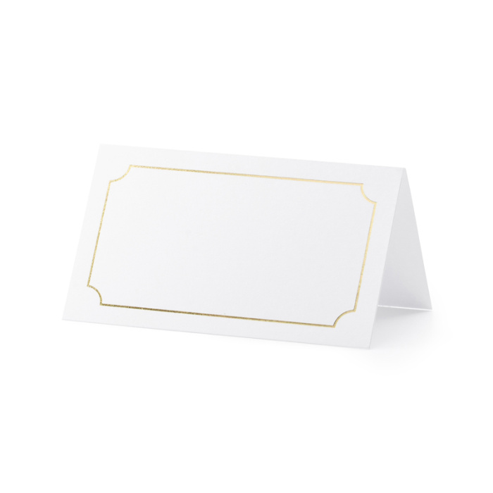 Marcadores de Mesa com Moldura Ouro - Pack.10 - Image 1