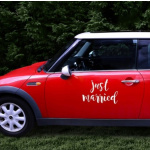 Vinil para Carro - Just Married - Image 2