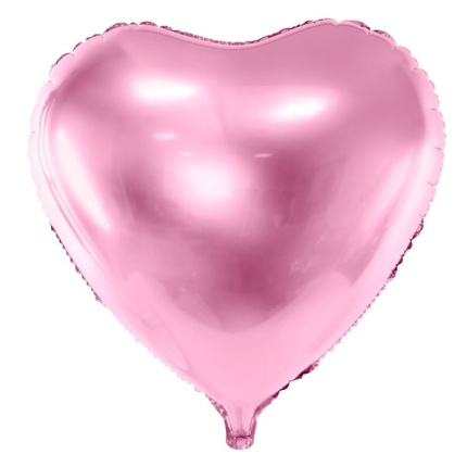 Balão Coração Rosa Claro - 45cm