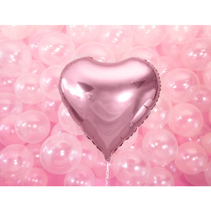Balão Coração Rosa Claro - 61cm - Image 3