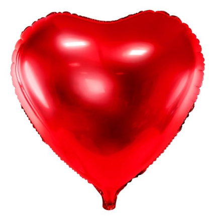 Balão Coração Vermelho - 61cm