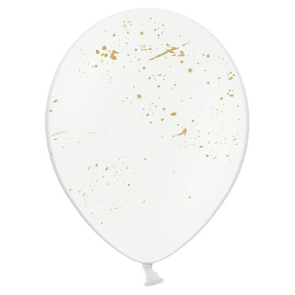 Balão Látex Céu Branco 30cm