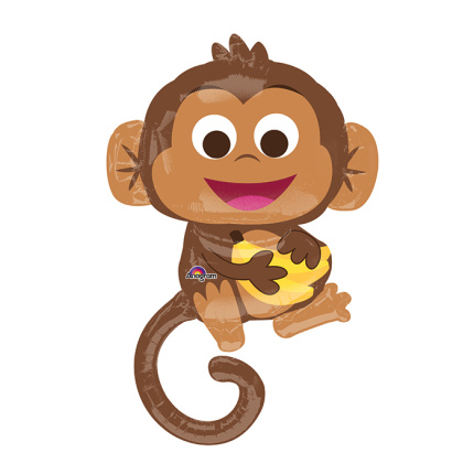Balão Macaco Super Shape - 91cm