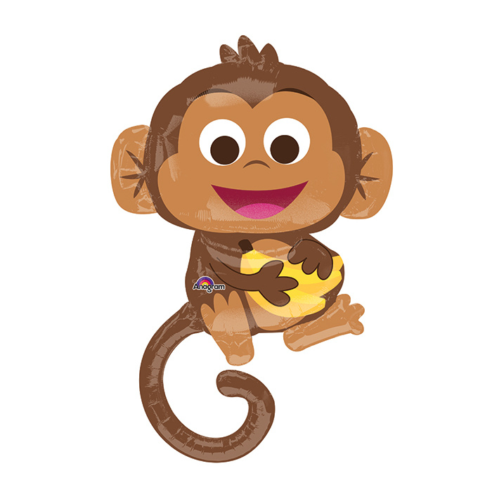 Balão Macaco Super Shape - 91cm - Image 1