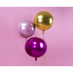 Balão FOIL Liso Roxo - 40cm - Image 2