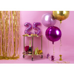 Balão Bola Liso Dourado Foil Metalizado - 40cm - Image 3