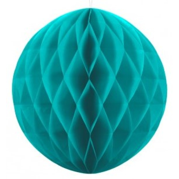 Bola de Papel Azul Caribe - 40cm - Image 1