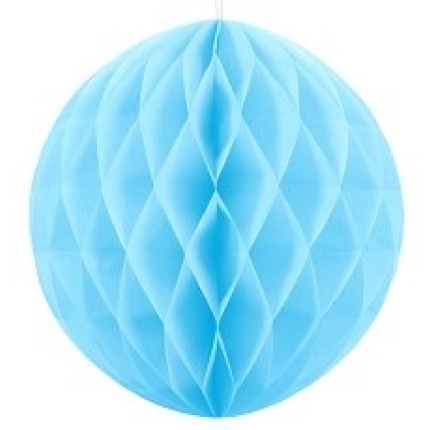 Bola de Papel Azul Claro - 40cm