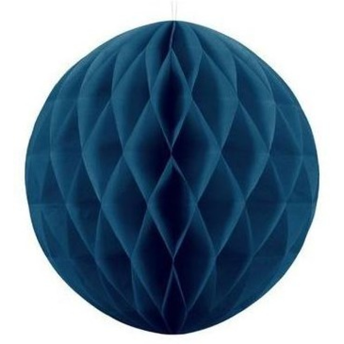 Bola de Papel Azul Escuro - 40cm - Image 1