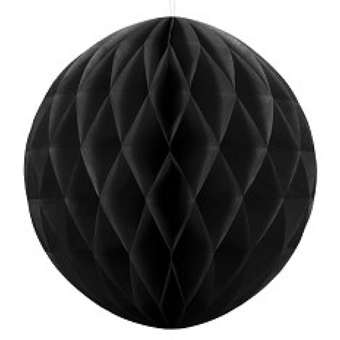 Bola de Papel Preto - 40cm - Image 1