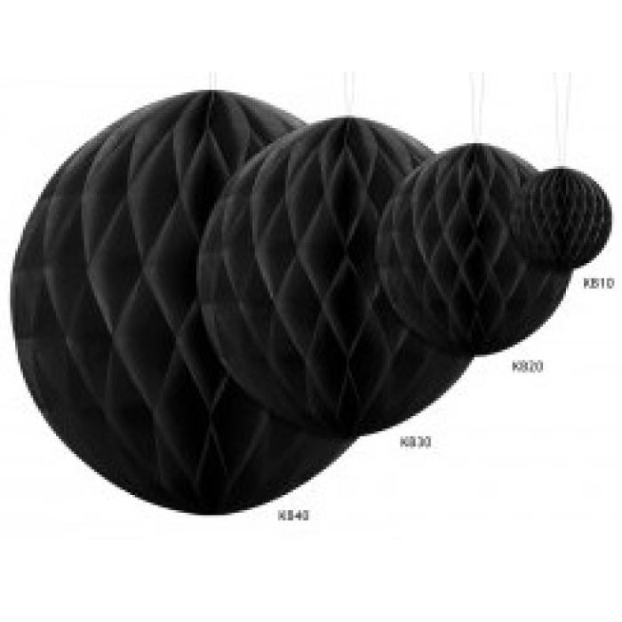 Bola de Papel Preto - 40cm - Image 2