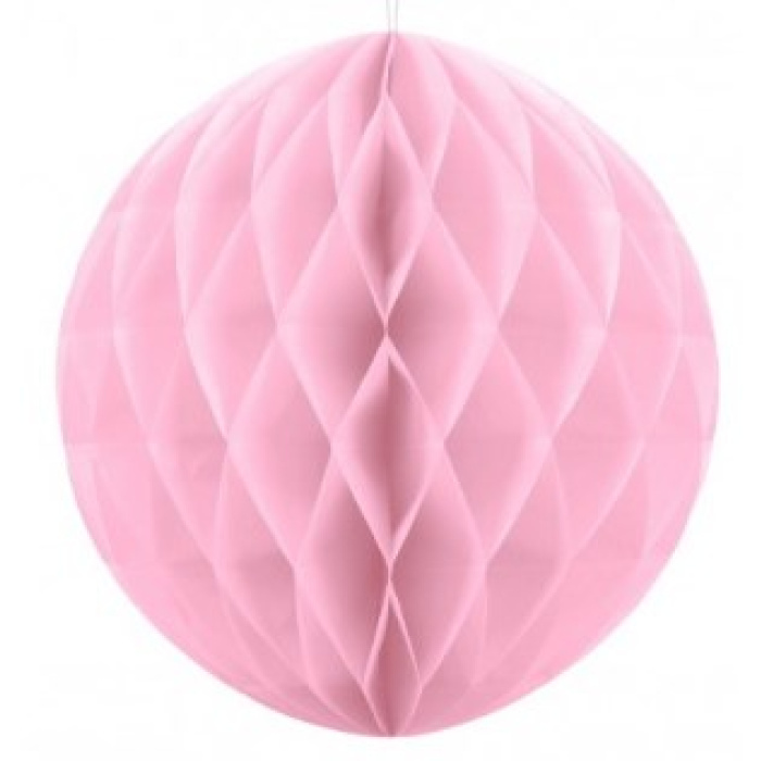 Bola de Papel Rosa Claro - 40cm - Image 1