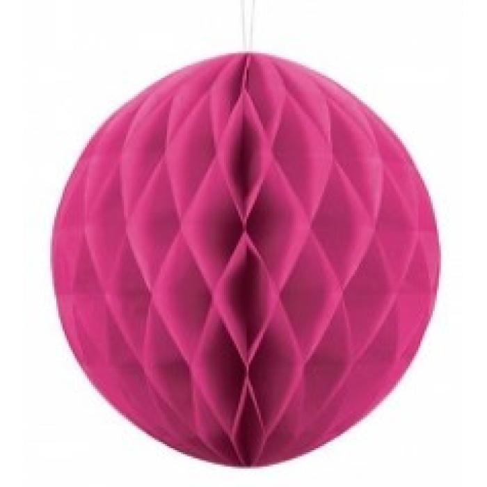 Bola de Papel Rosa Fushia - 40cm - Image 2