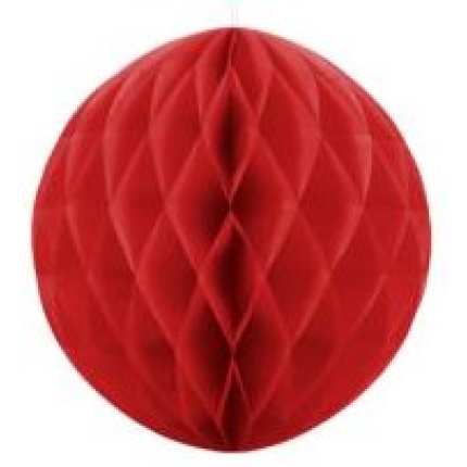 Bola de Papel Vermelha - 40cm