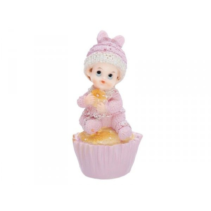 Boneco Bebé Cupcake Rosa - Image 1
