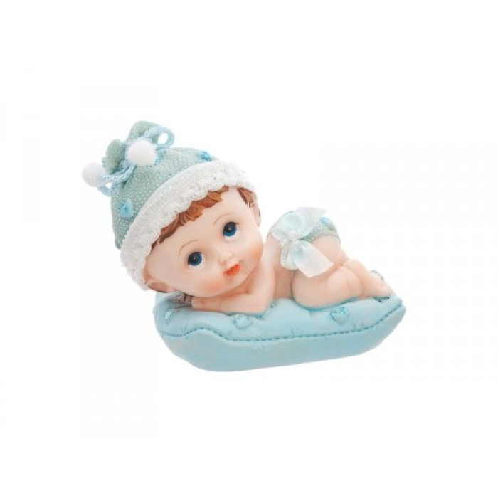 Boneco Bebé Almofada Azul 9cm - Image 1