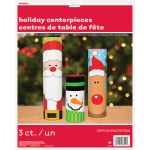 CENTRO MESA 3 CILINDROS FIGURAS NATAL