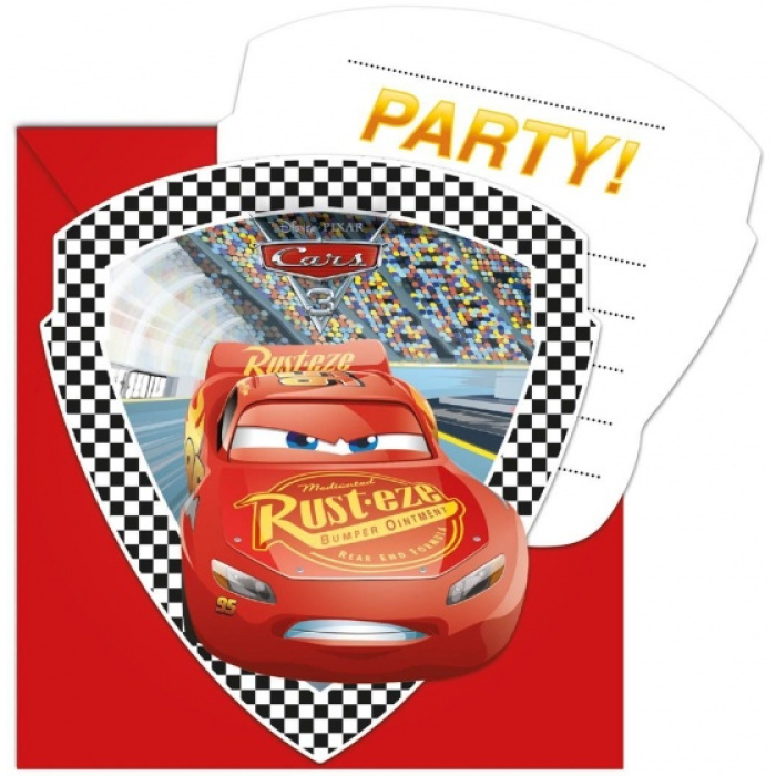 Convites Cars - Pack.6 - Image 1