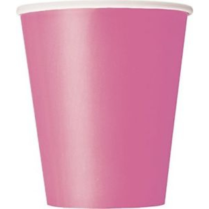 Copos Liso Rosa Forte - Pack 14 - Image 1