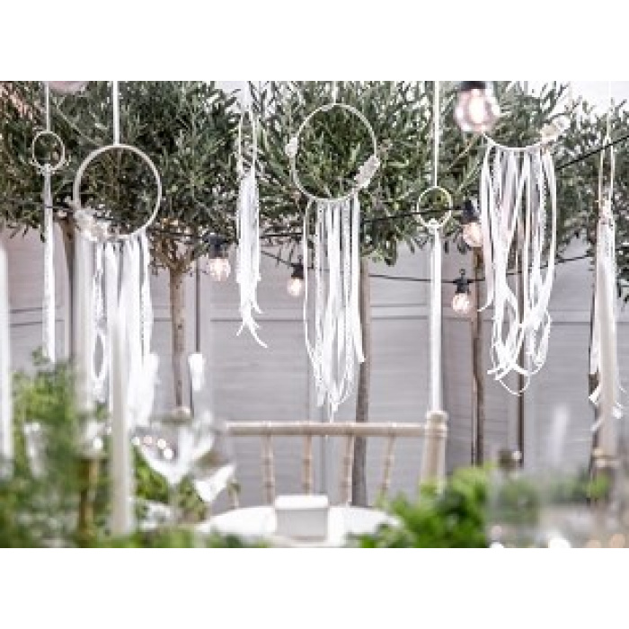 Decoração "Caça Sonhos" Tassel Branco - Pack 3 - Image 3