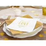 Guardanapos all you need is LOVE - Pack 20 - Image 2