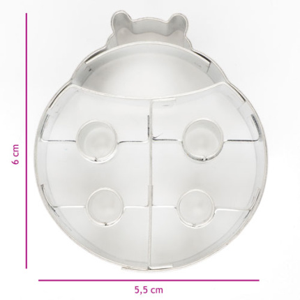 Cortante Joaninha - 6cm