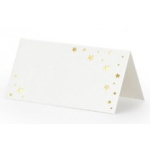 Marcadores de Mesa Estrelinhas Ouro - Pack.10