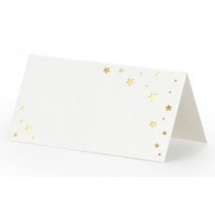 Marcadores de Mesa Estrelinhas Ouro - Pack.10