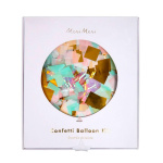 Kit 8 Balões Transparentes com Confetis Iridiscentes - 45cm - Image 5