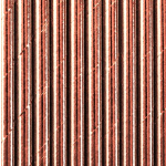 Palhinhas Papel Rose Gold - Pack 10