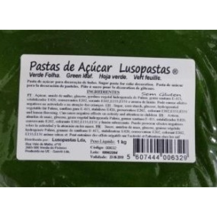 Pasta Açúcar Verde Folha 1Kg - Image 1