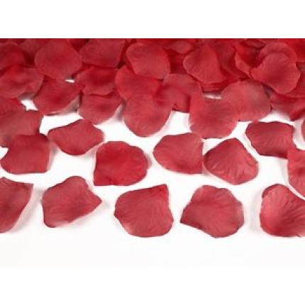 Pétalas Flores em Tecido Vermelha - Pack.500