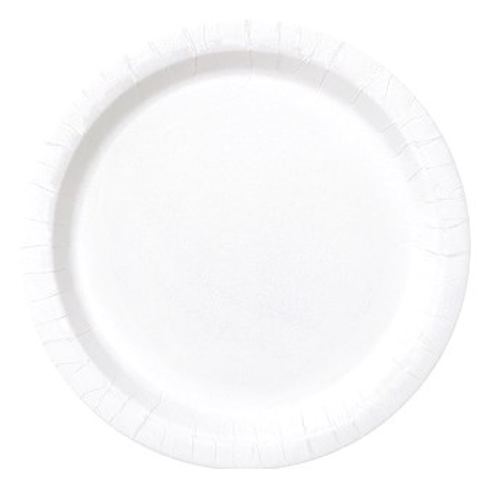 Pratos Liso Branco 22cm  - Pack 16 - Image 1