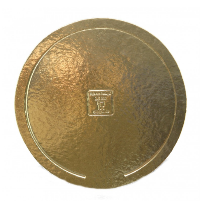 Prato Cartão Ouro - 38CM Ø - Image 1