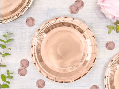 Pratos Rose Gold 18cm - Pack 6 - Image 3