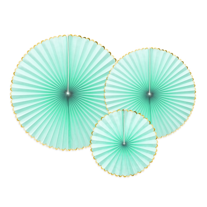 Rosetas Menta e Douradas - Pack 3 - Image 1