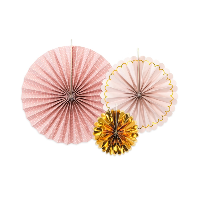 Rosetas Rosa e Ouro - Pack 3 - Image 1
